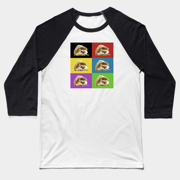 An Array of Hedgehogs Baseball T-Shirt by Grant Hudson